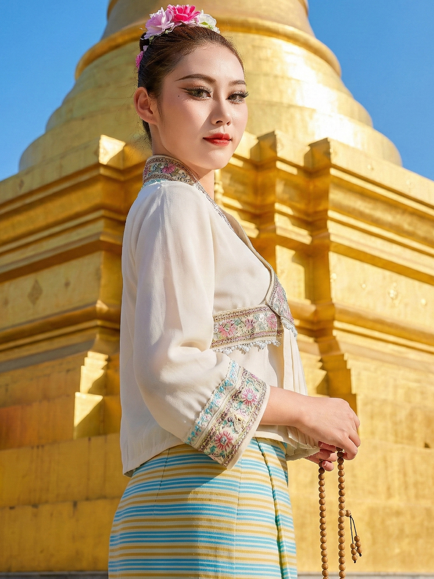 Ethnic Fabric - New Ethnic Dance Skirt Women's Adult