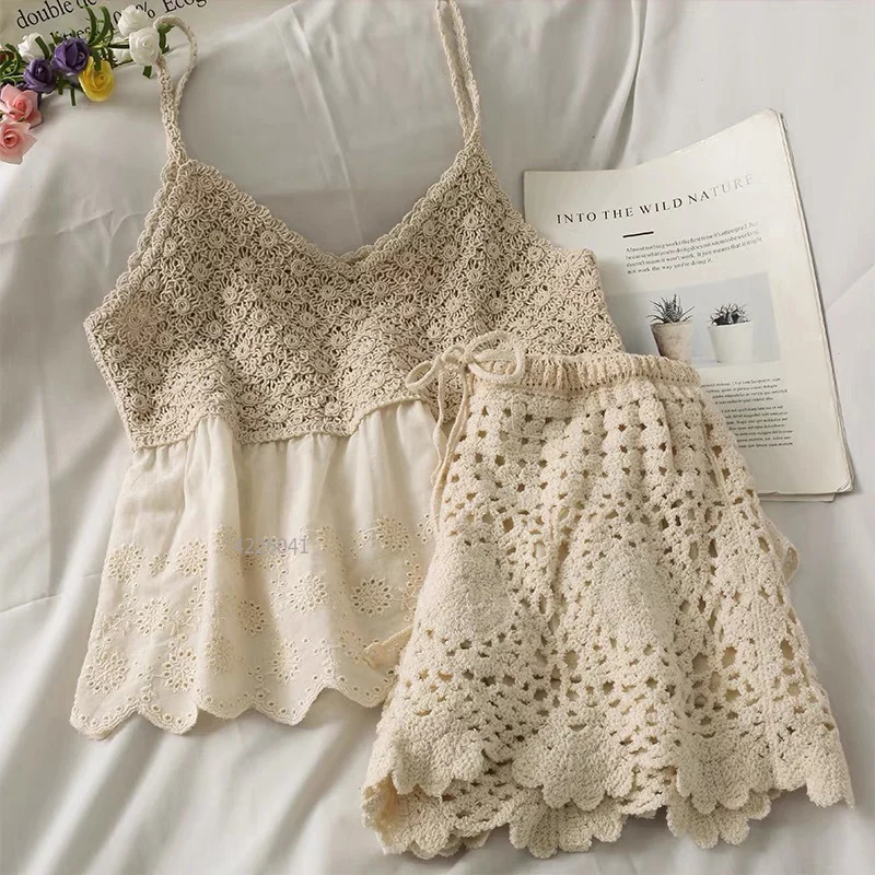 Ethnic Chic Fashion - 1/2PC Female Trend Summer Beach Floral