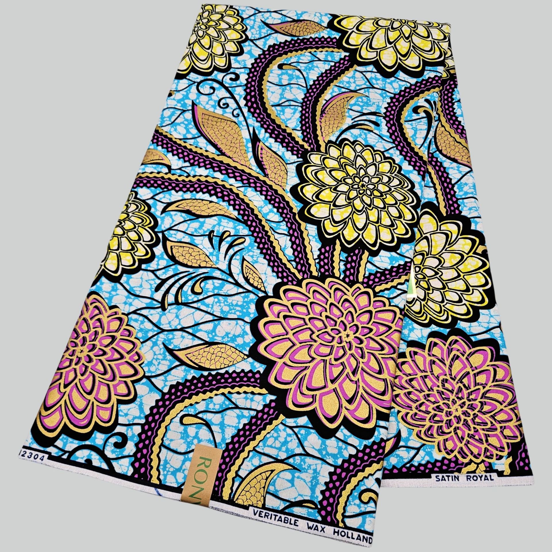 Ethnic Fabric - 46Inch Wide 6Yards Long Floral Printed
