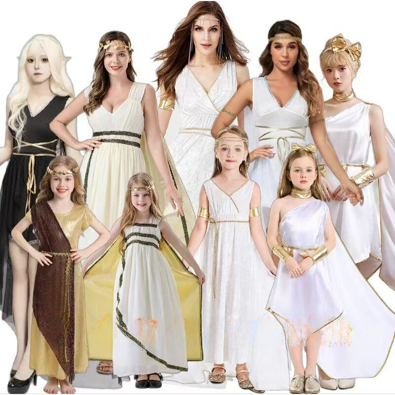Indian Ethnic Fashion Trends 2025 - Adult Halloween Goddess Long Dress Arab