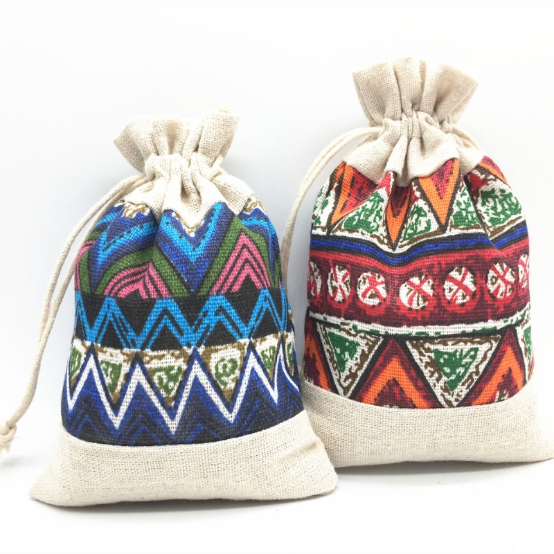 Ethnic Style Drawstring Bag Je - Ethnic Fabric review and price