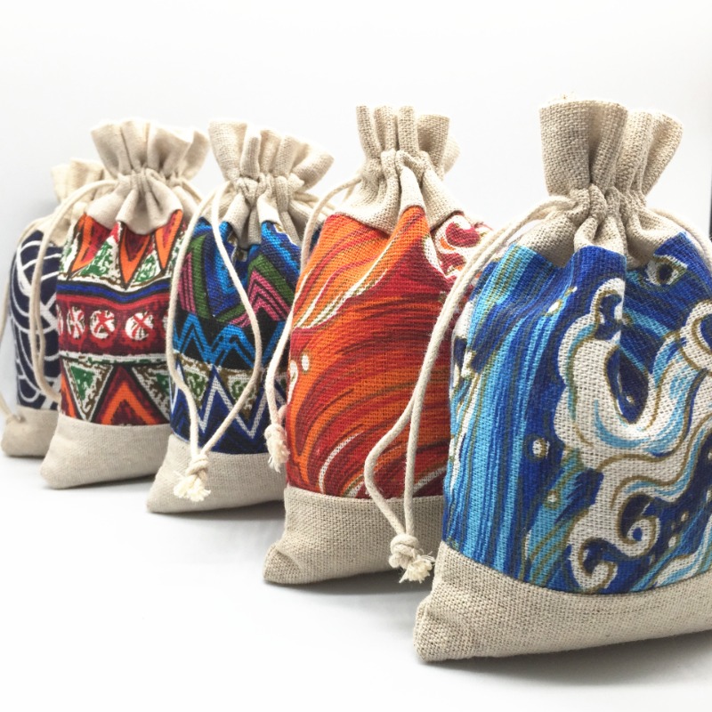Ethnic Style Drawstring Bag Je - Ethnic Fabric review and price