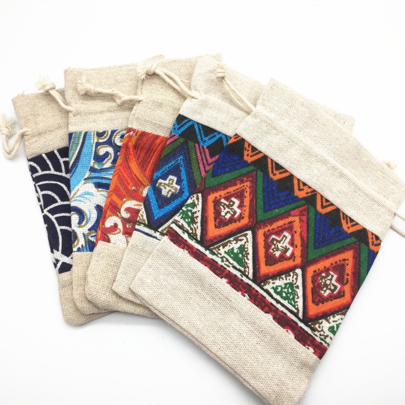 Ethnic Style Drawstring Bag Je - Ethnic Fabric review and price