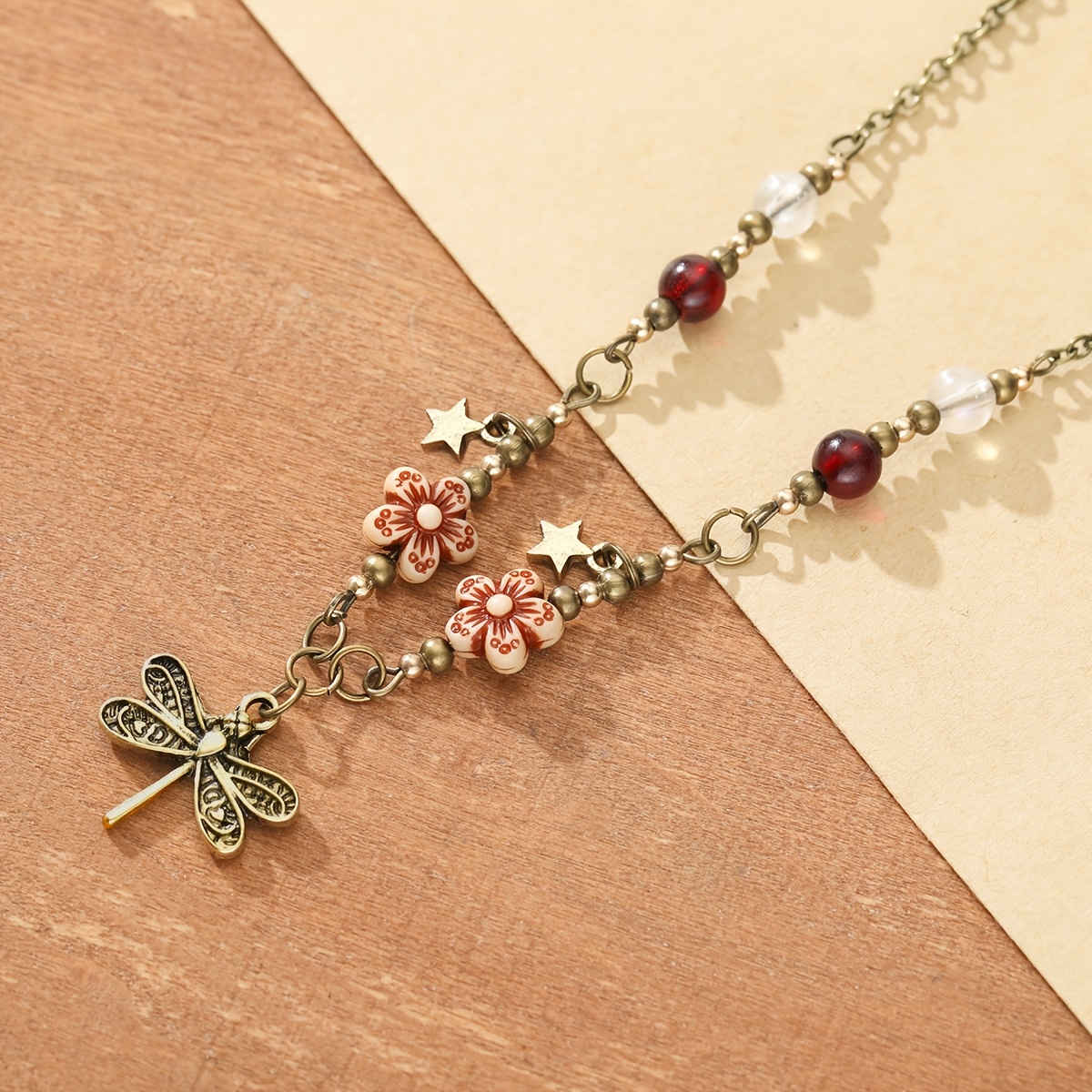 Vintage Dragonfly Star Pendant - Ethnic Fashion For Ladies review and price
