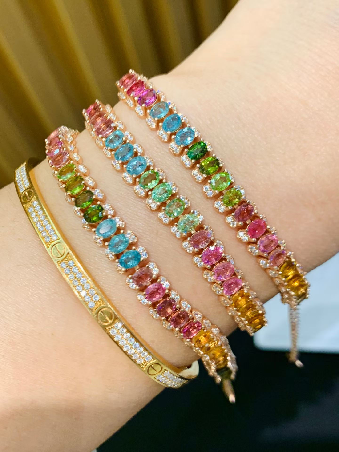 925 Silver Plated 18K Gold Nat - Ethnic Fashion Boutique review and price