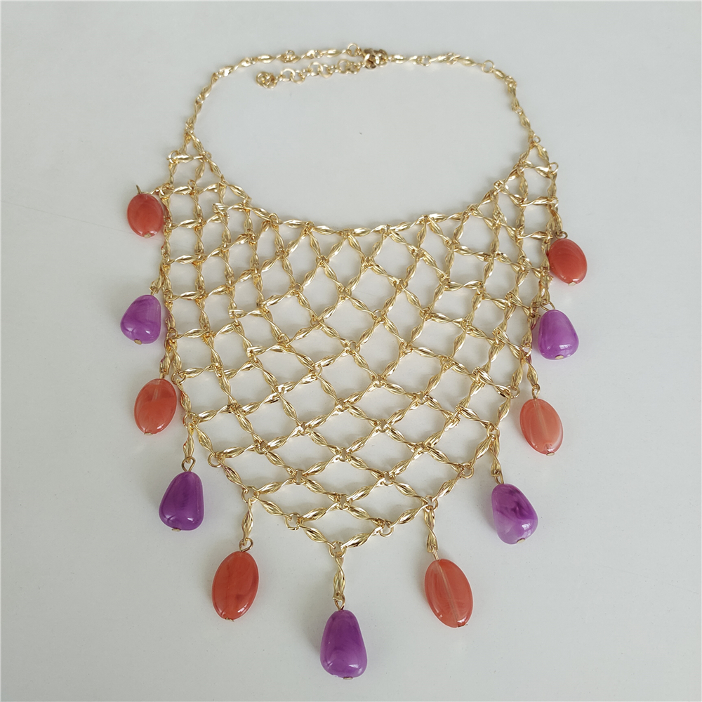 Trend Golden Metal Grid Large  - Indian Ethnic Fashion Trends 2025 review and price