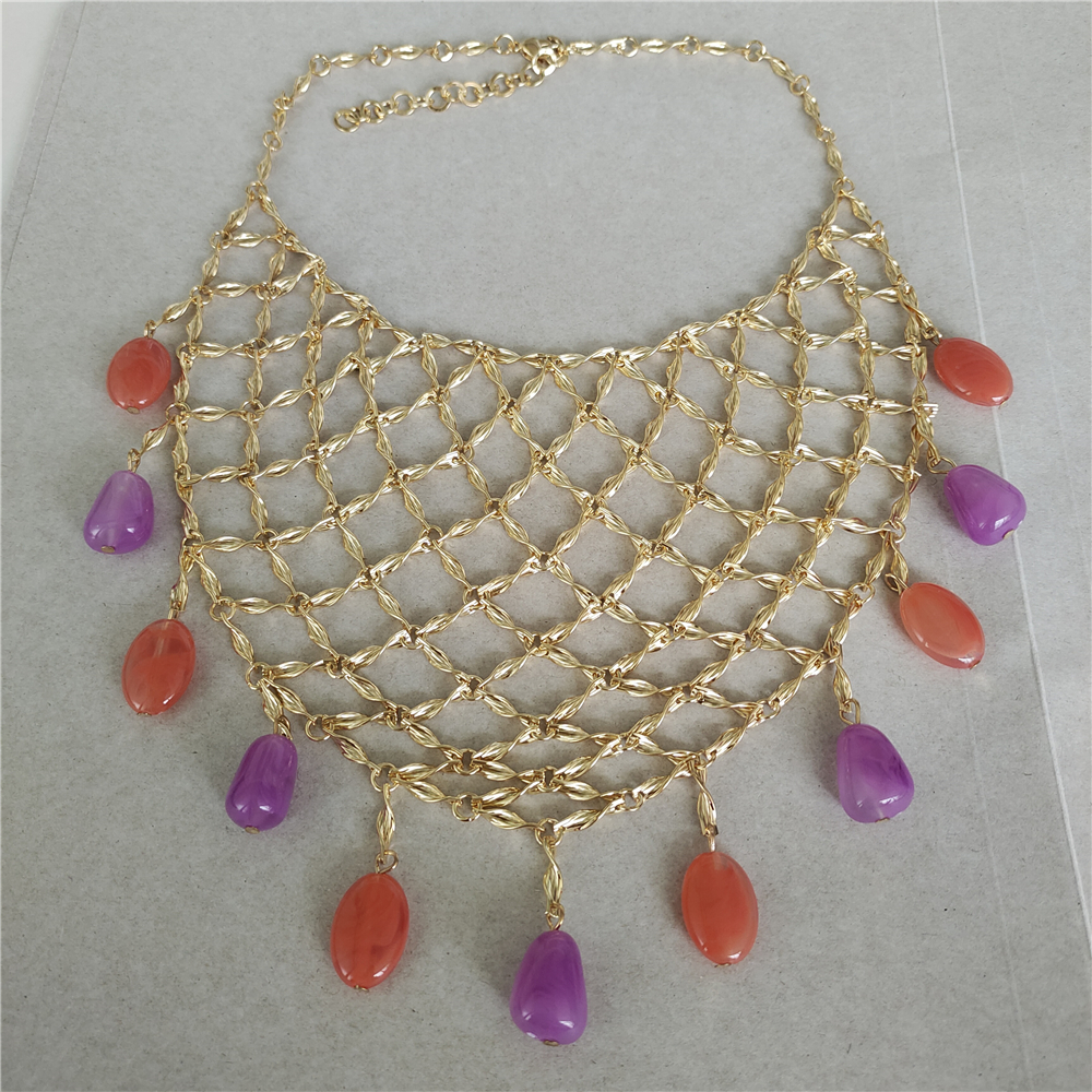 Trend Golden Metal Grid Large  - Indian Ethnic Fashion Trends 2025 review and price