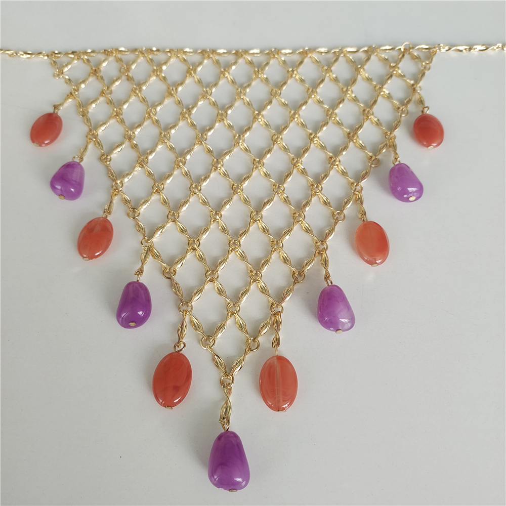 Trend Golden Metal Grid Large  - Indian Ethnic Fashion Trends 2025 review and price