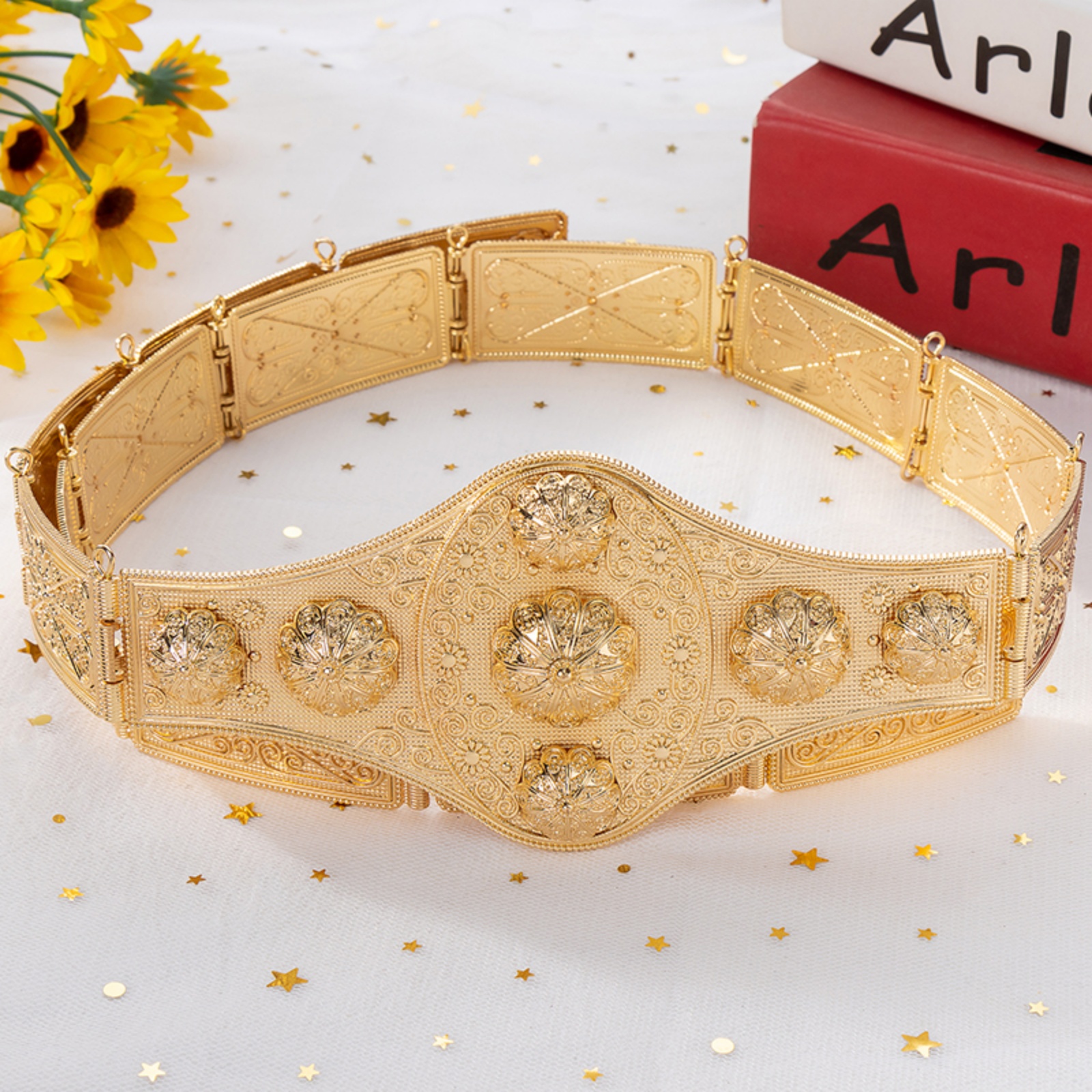 A Palace-Style Carved Waist Be - Ethnic Gown review and price