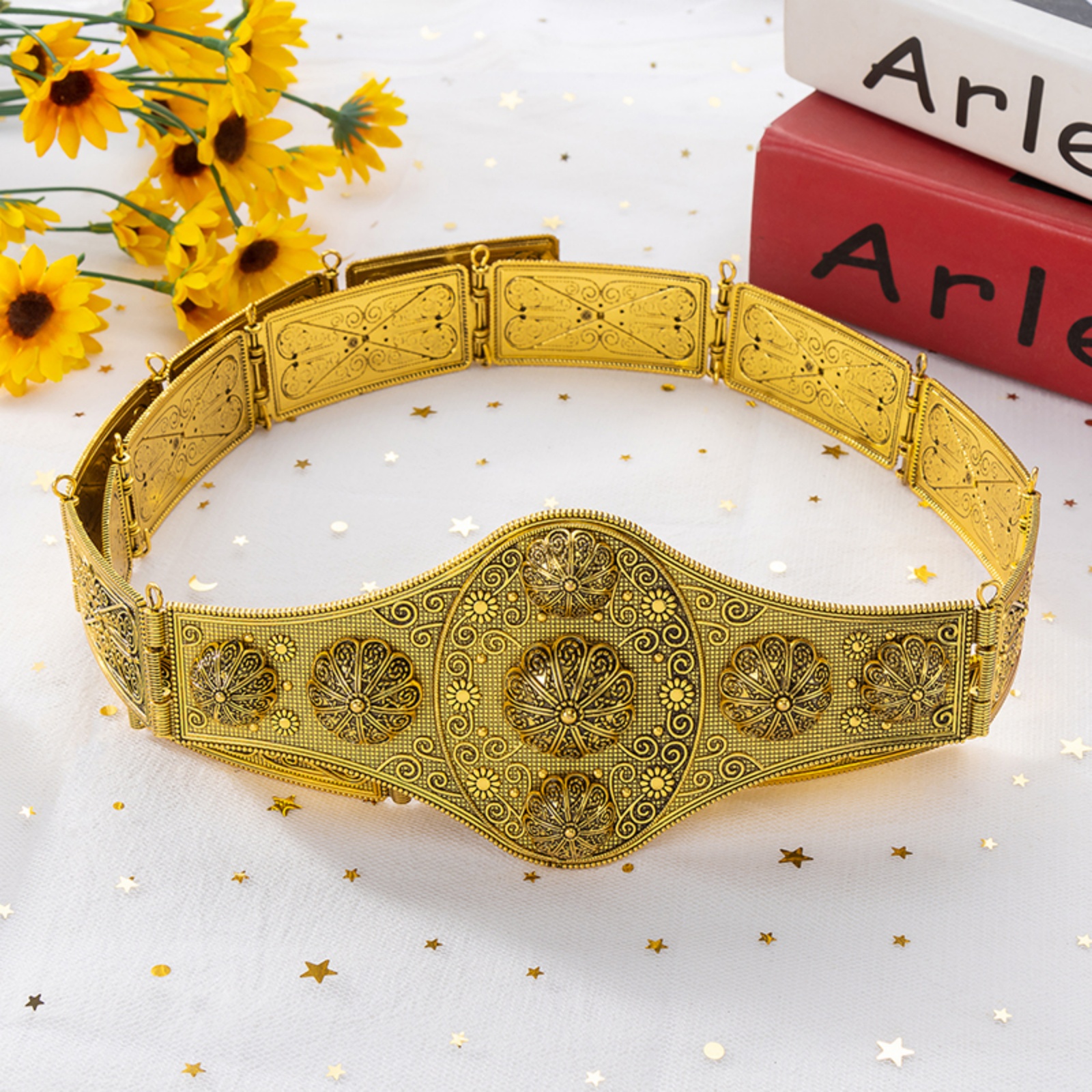 A Palace-Style Carved Waist Be - Ethnic Gown review and price