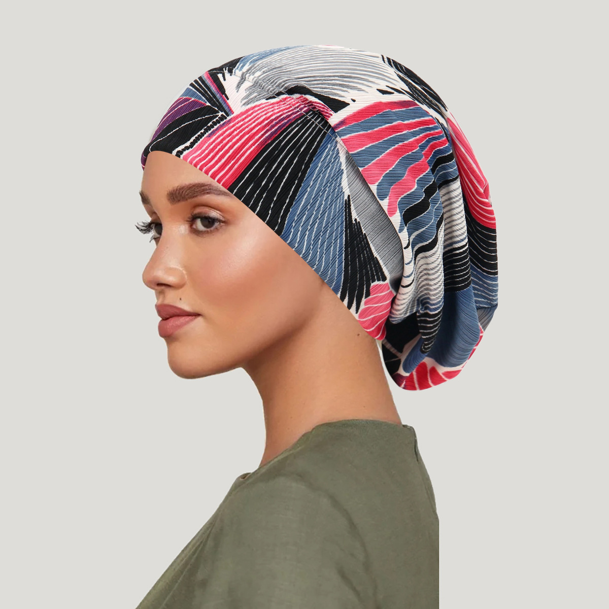 2026 New Tie-dye Hair Cover Ca - Ethnic Fashion Women review and price