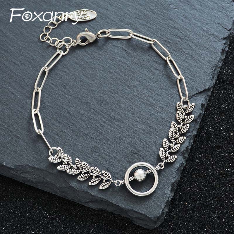 Foxanry Silver Color Wheat Geo - Ethnic Chic Fashion review and price