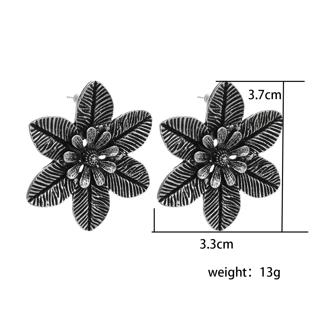 A pair of ethnic style flower  - Ethnic Chic Fashion review and price