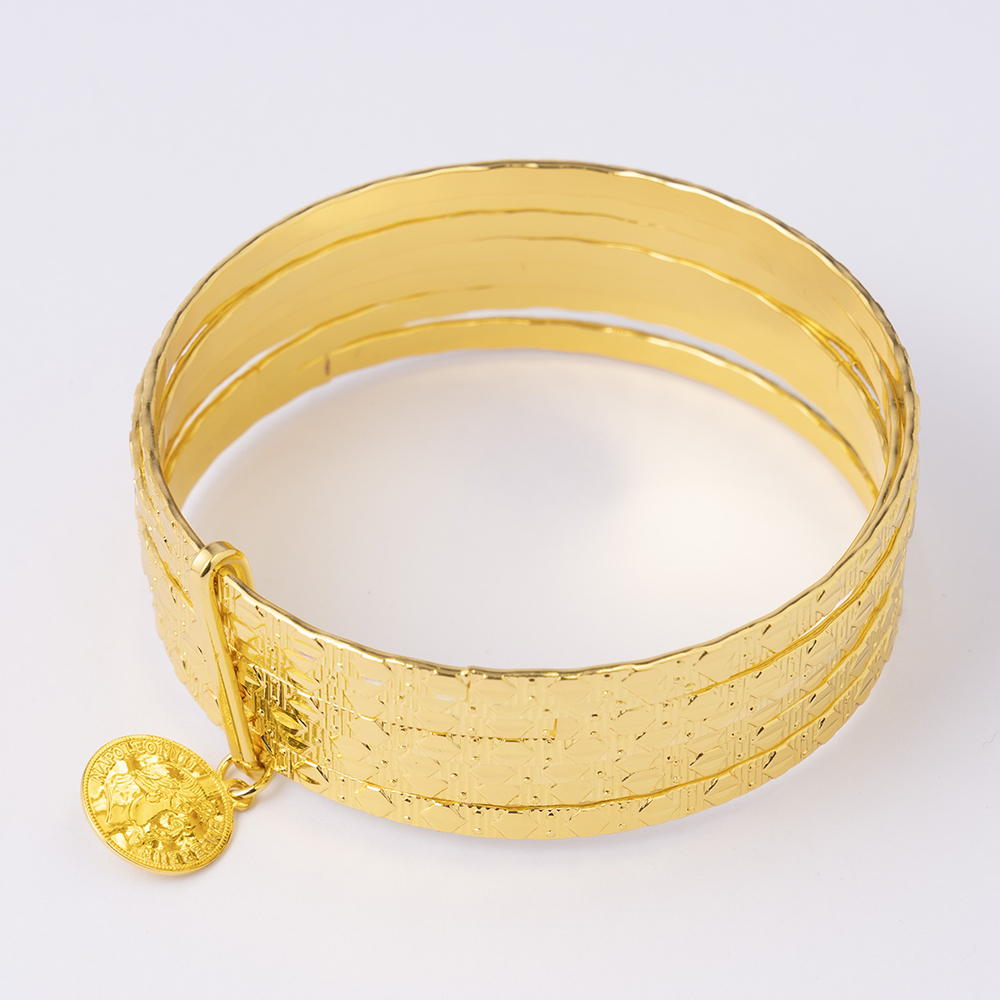 Bracelet plaqué or de luxe pou - Ethnic Luxe Fashion review and price