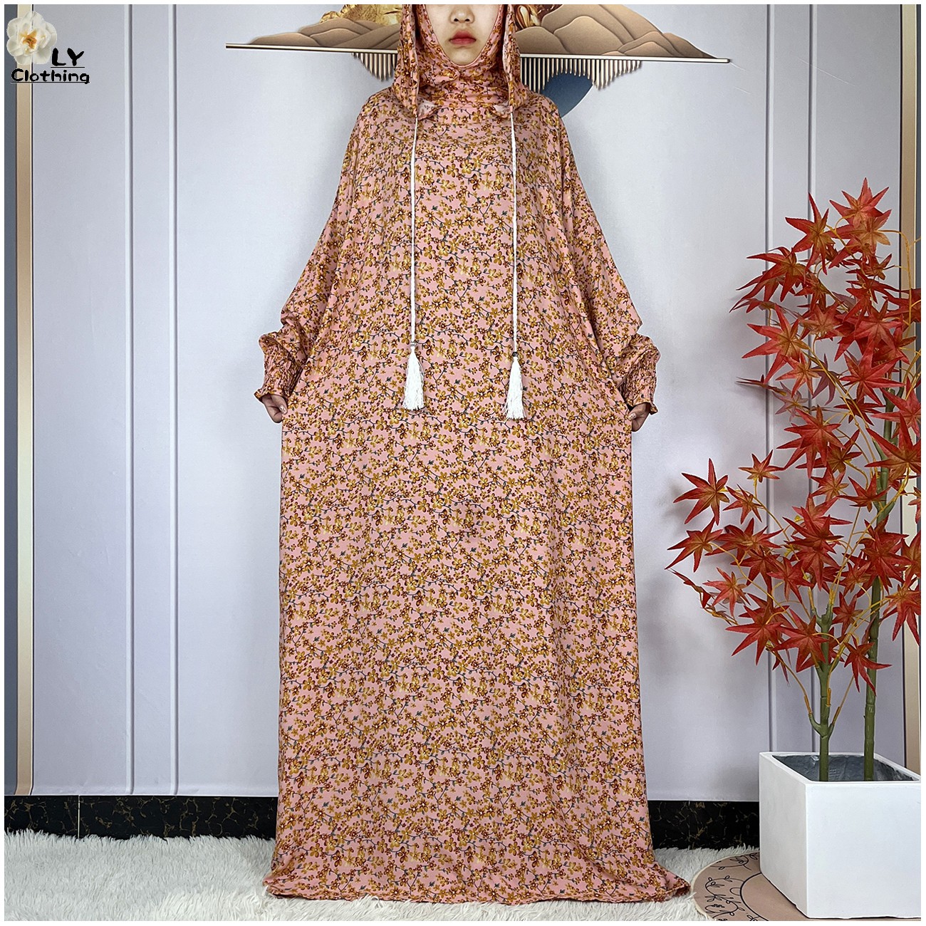 Newest Muslim Hijab Long Sleev - Ethnic Gown review and price