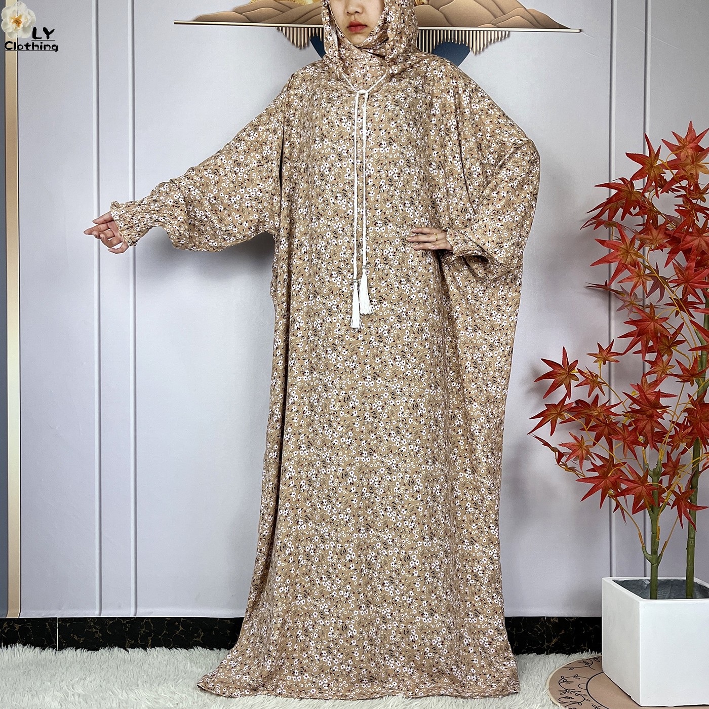 Newest Muslim Hijab Long Sleev - Ethnic Gown review and price