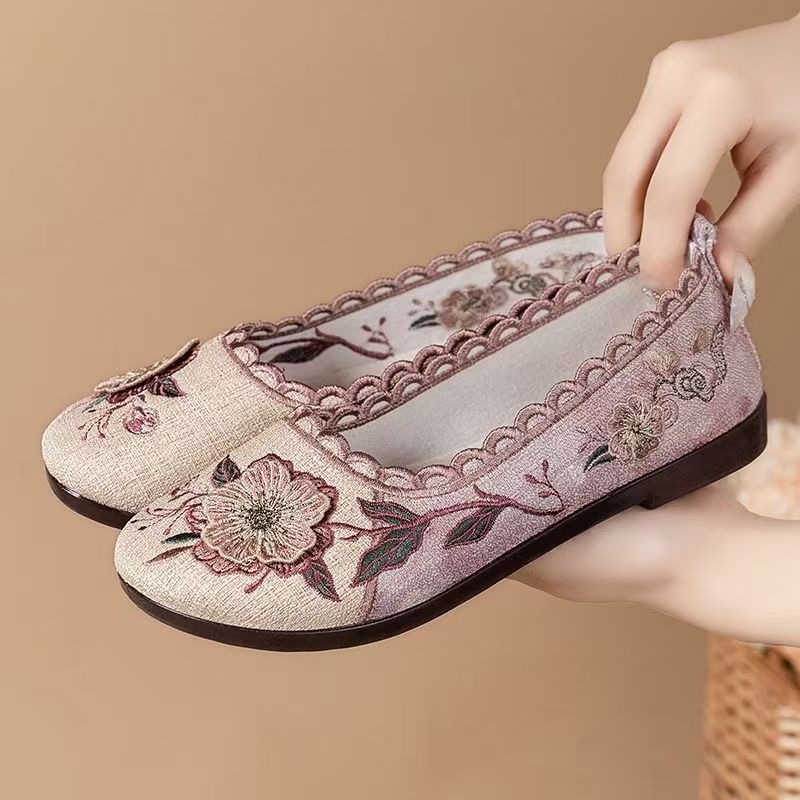 Women Spring Autumn New Flat s - Ethnic Fabric review and price