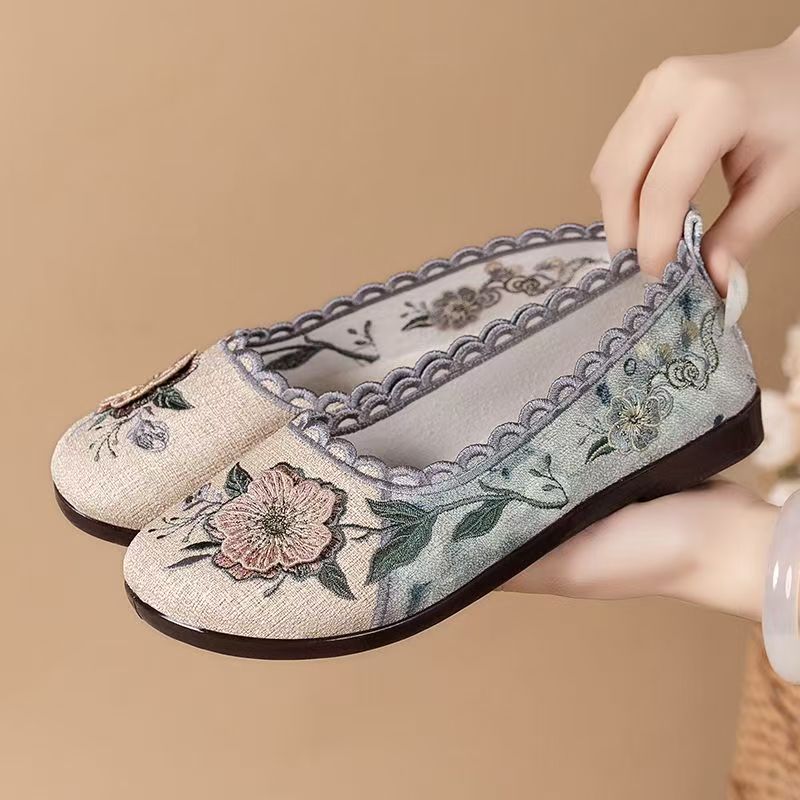 Women Spring Autumn New Flat s - Ethnic Fabric review and price