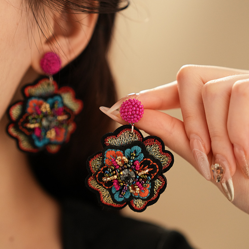 Ethnic Style Colorful Embroide - Ethnic Chic Fashion review and price