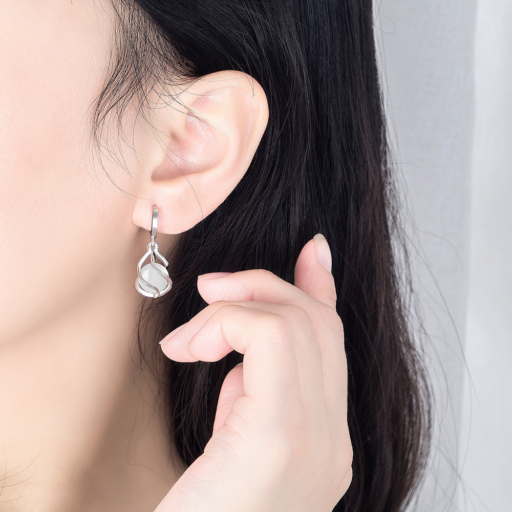 925 Sterling Silver Earrings E - Ethnic Fashion For Ladies review and price