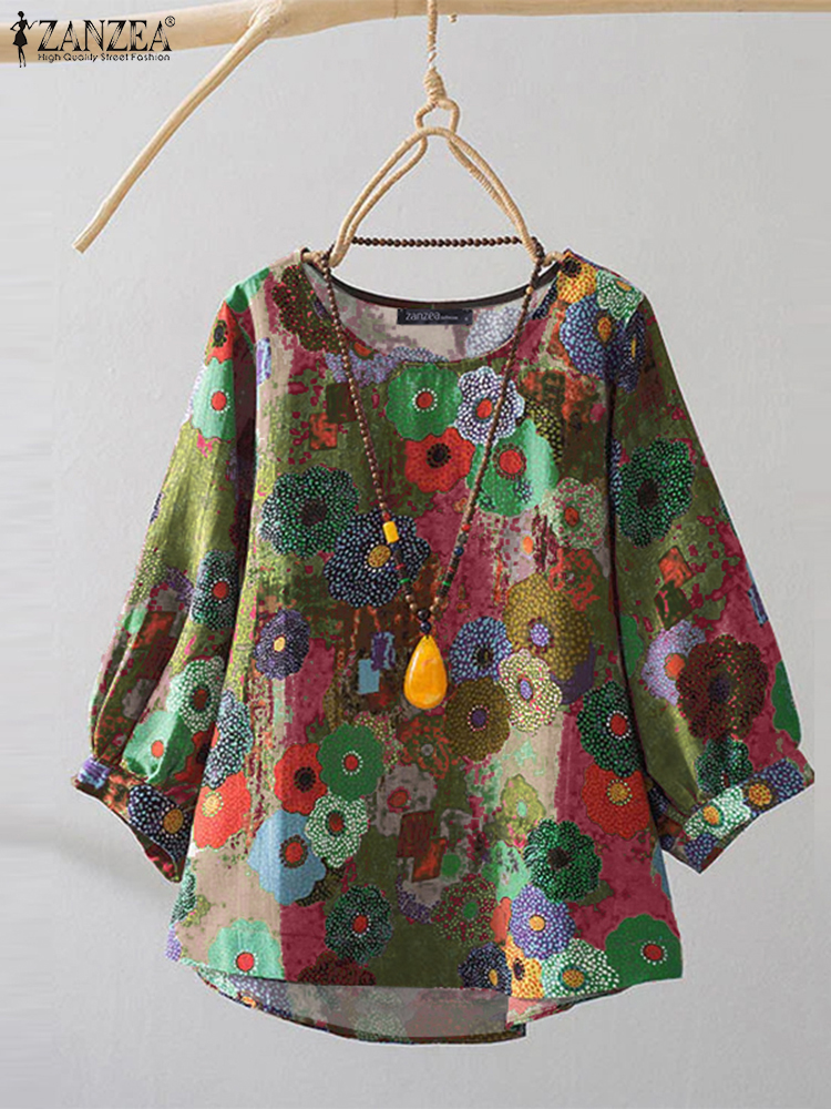 Plus Size Blouses ZANZEA Women - Ethnic Fabric review and price