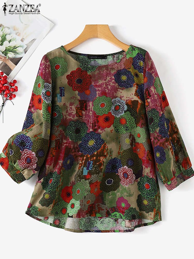 Plus Size Blouses ZANZEA Women - Ethnic Fabric review and price
