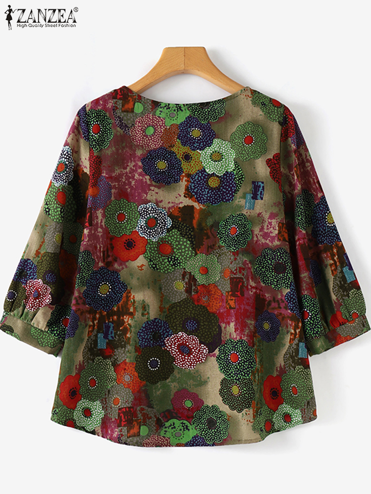 Plus Size Blouses ZANZEA Women - Ethnic Fabric review and price