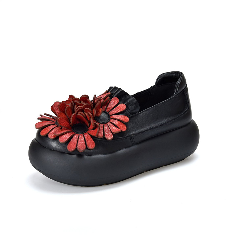 Thick Soled Sponge Cake Shoes  - Ethnic Fashion Women review and price