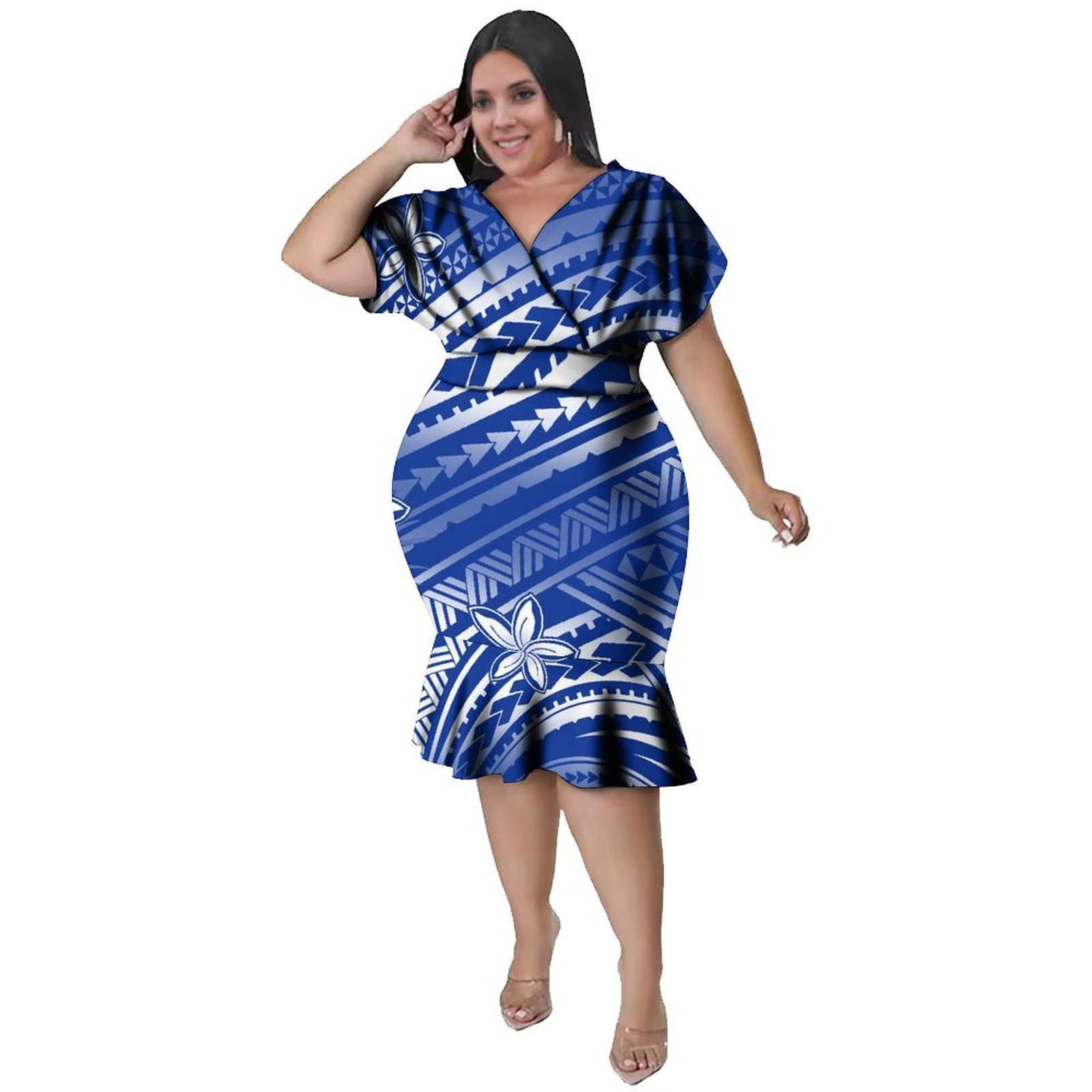 V-Neckline  Women'S Polynesian - Ethnic Fabric review and price