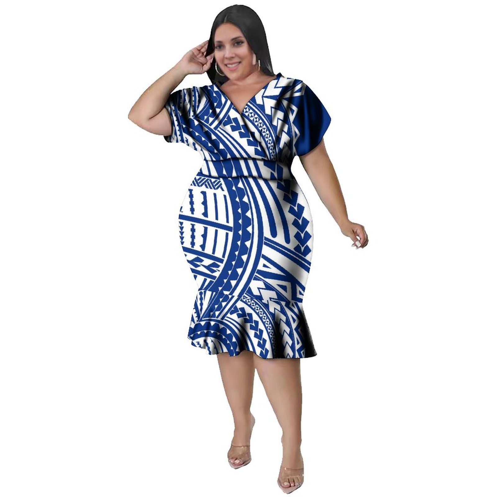 V-Neckline  Women'S Polynesian - Ethnic Fabric review and price