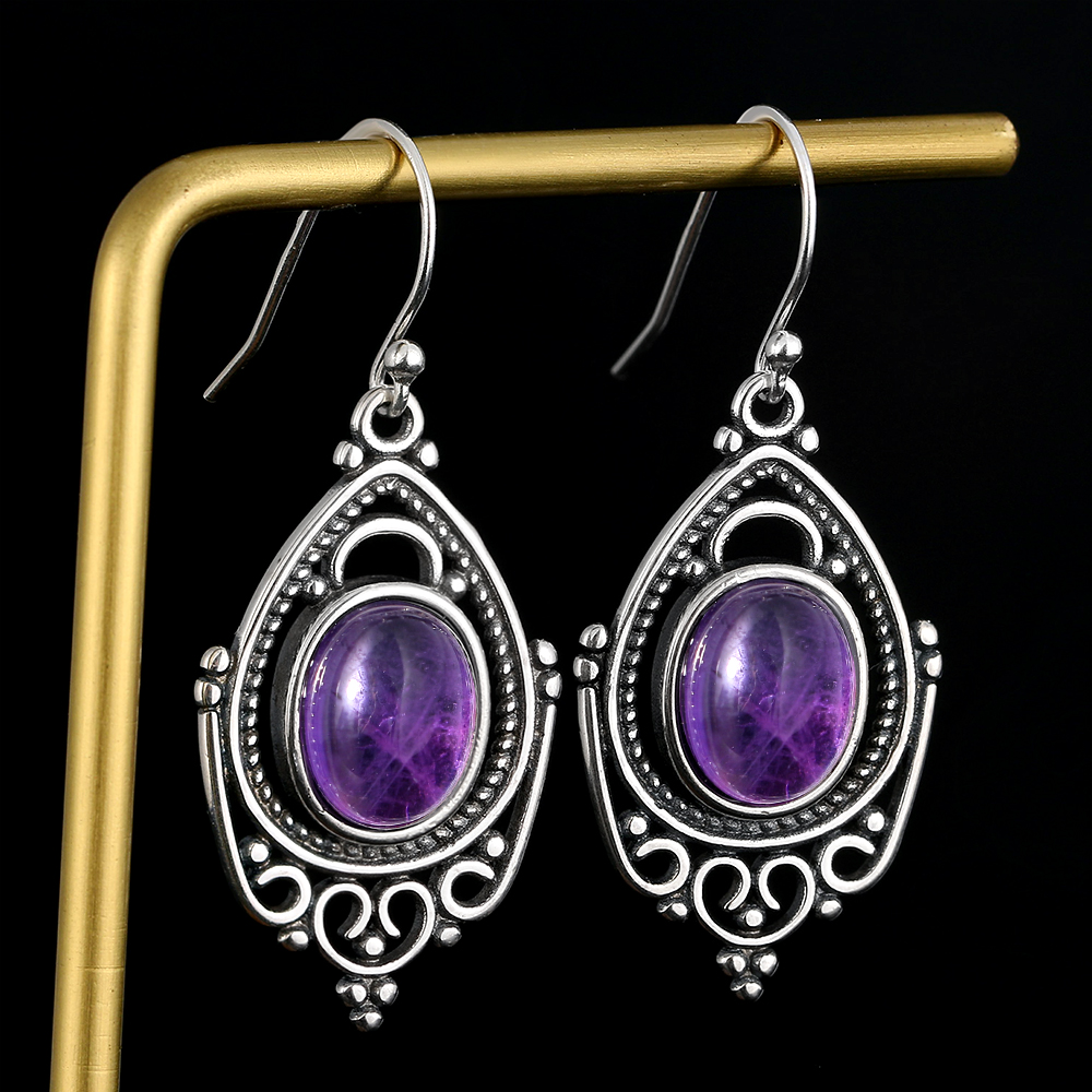 S925 Silver Earrings Jewelry 8 - Ethnic Fashion Boutique review and price