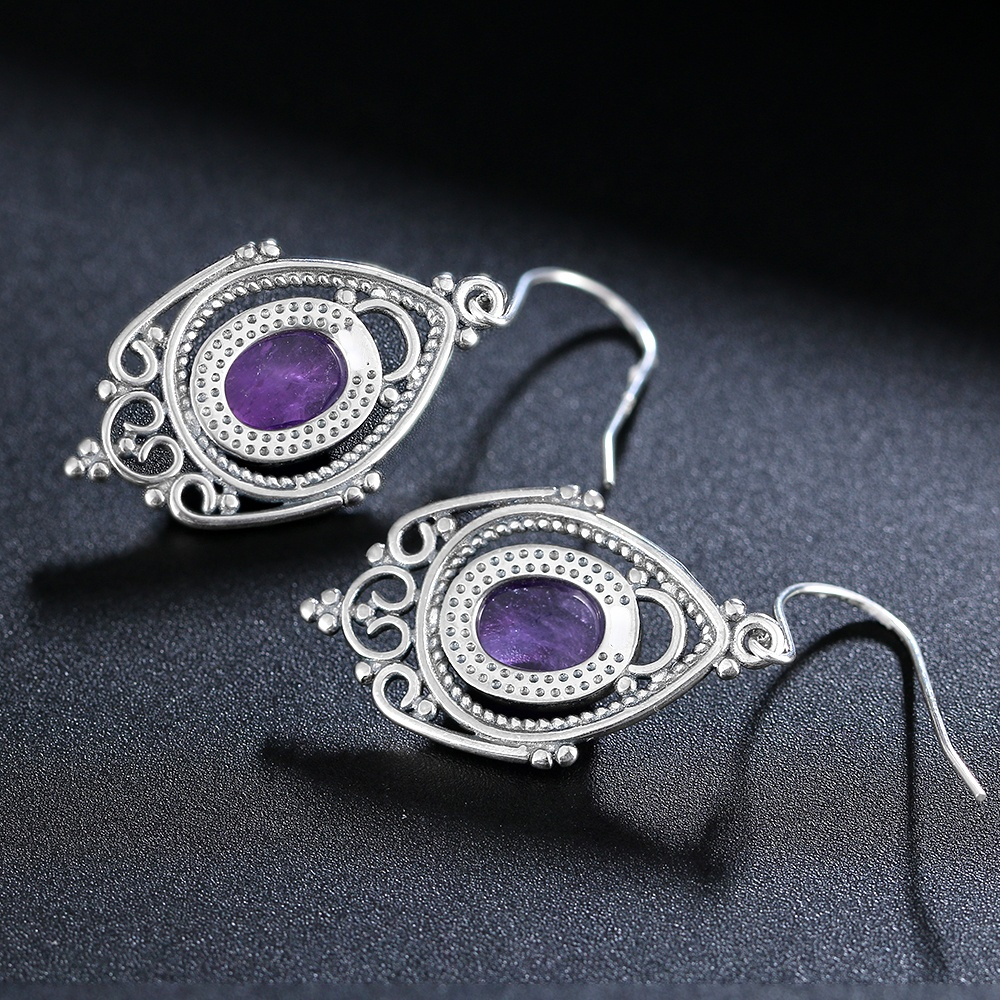 S925 Silver Earrings Jewelry 8 - Ethnic Fashion Boutique review and price
