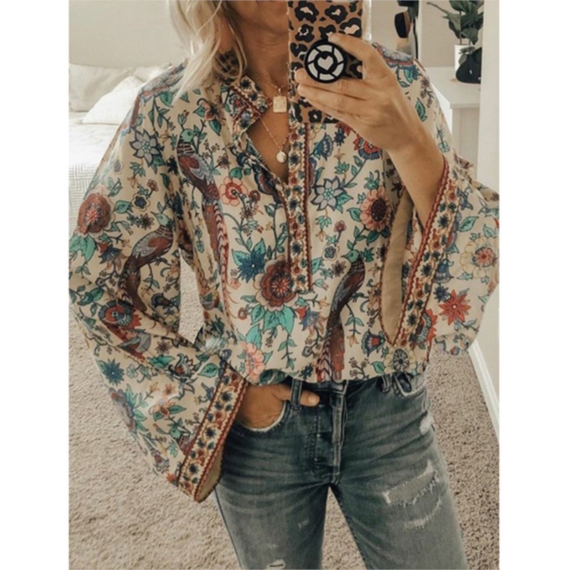 Bohemia Flower Printed Women's - Ethnic Fashion For Ladies review and price