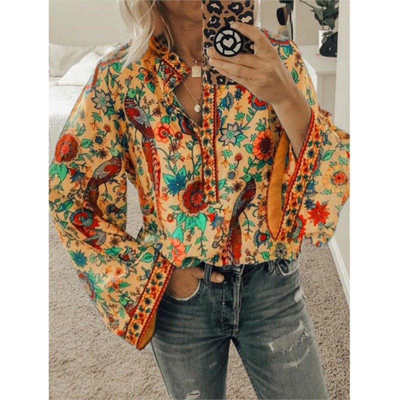 Bohemia Flower Printed Women's - Ethnic Fashion For Ladies review and price