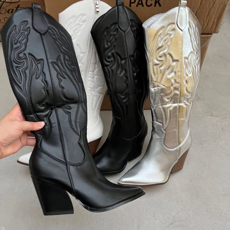 Fashion Embroidery High Heel W - Ethnic Fashion Women review and price