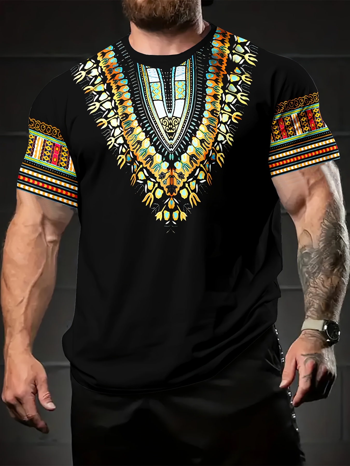 Summer Retro Ethnic Pattern T- - Ethnic Fashion Boutique review and price