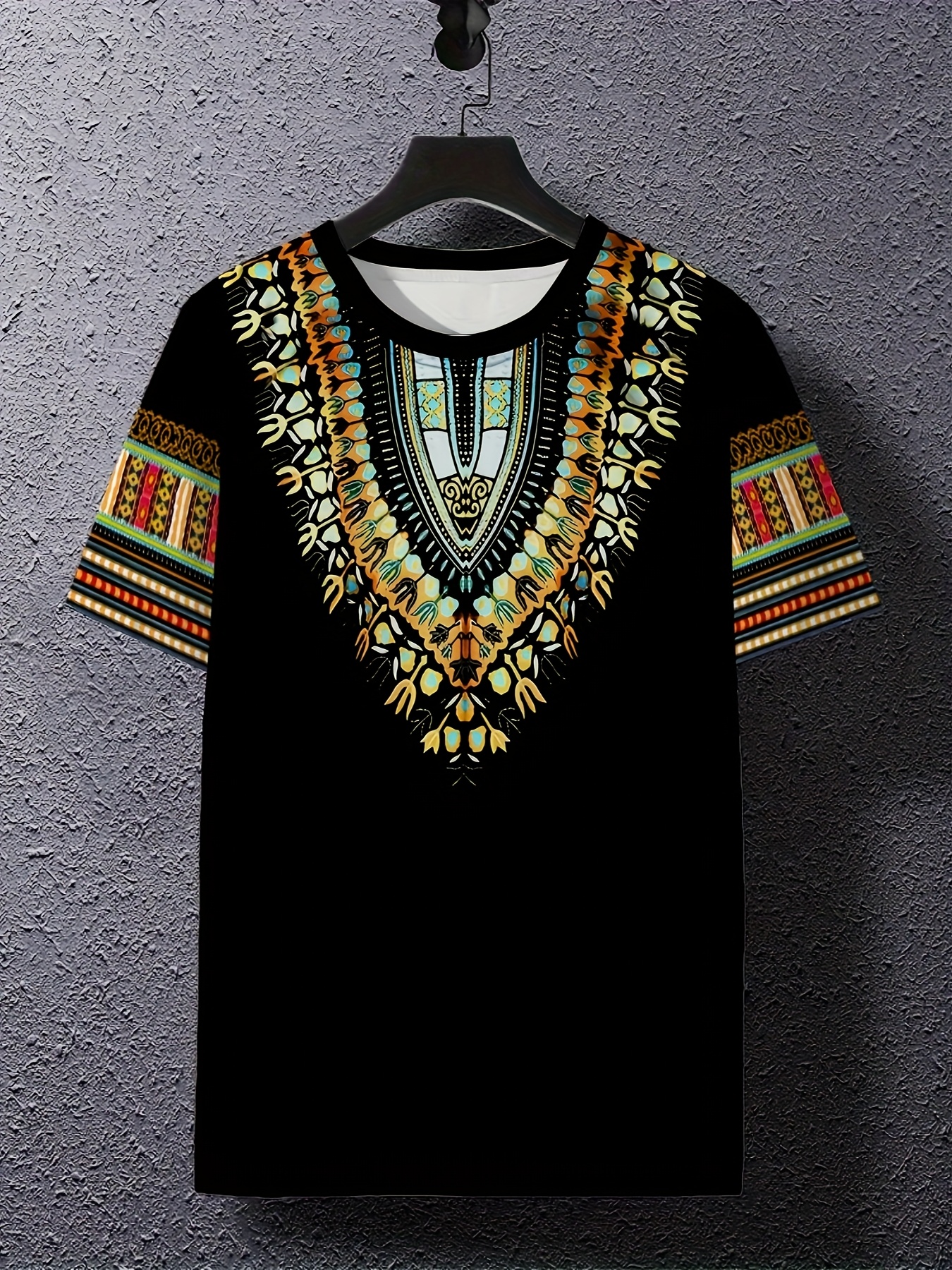 Summer Retro Ethnic Pattern T- - Ethnic Fashion Boutique review and price