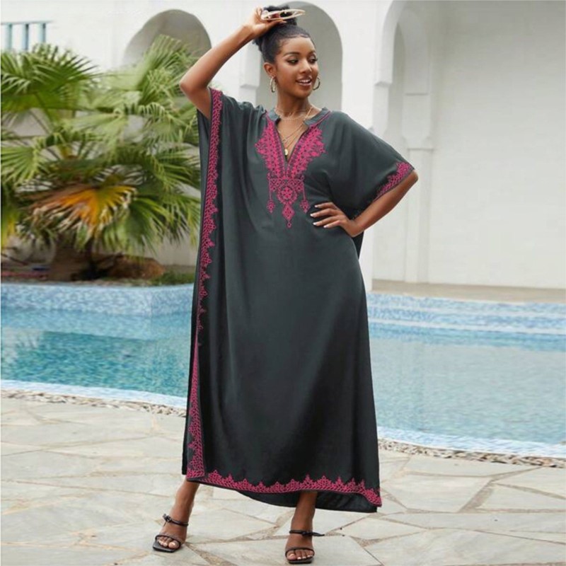 Women Vintage Loose Dress Cott - Ethnic Gown review and price