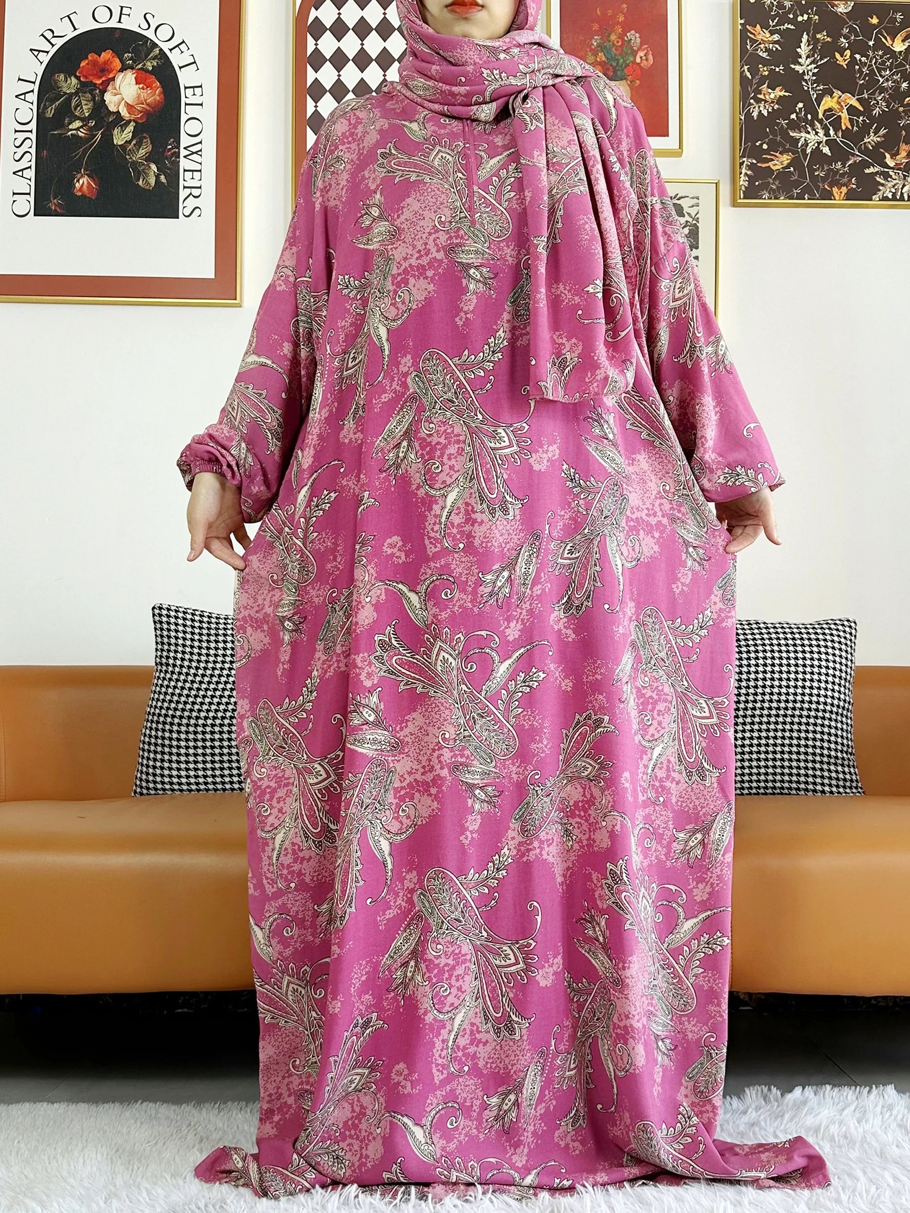 2025 Muslim Cotton Lady's Abay - Ethnic Gown review and price