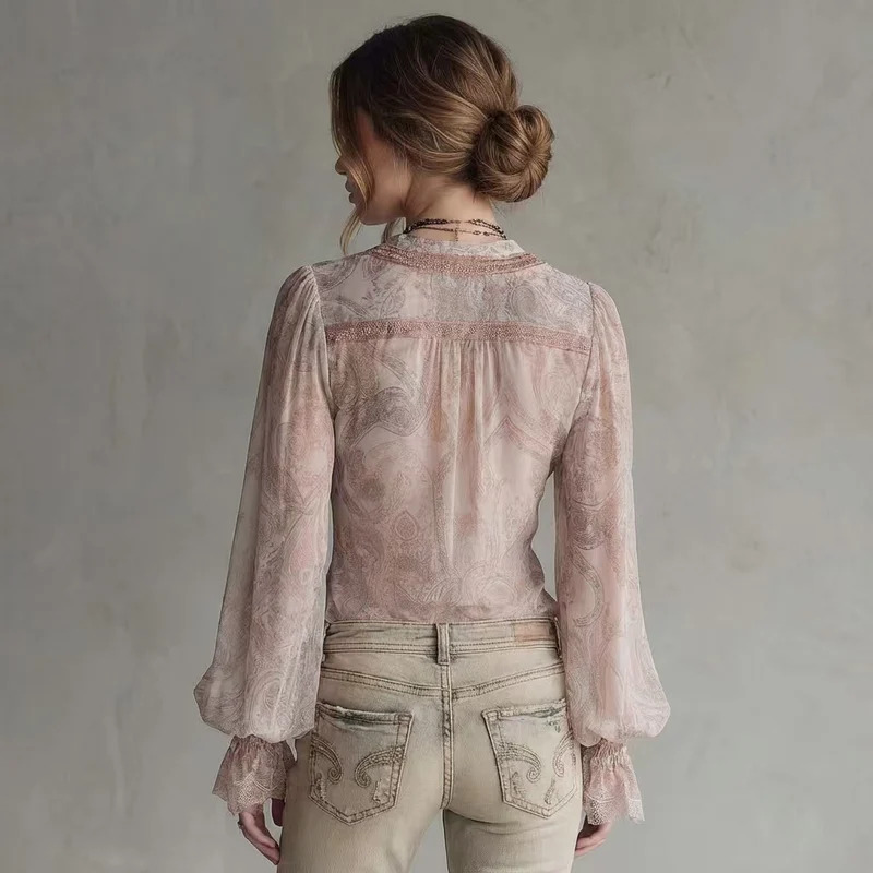 Elegant Chic Ethnic Blouse Top - Ethnic Chic Fashion review and price