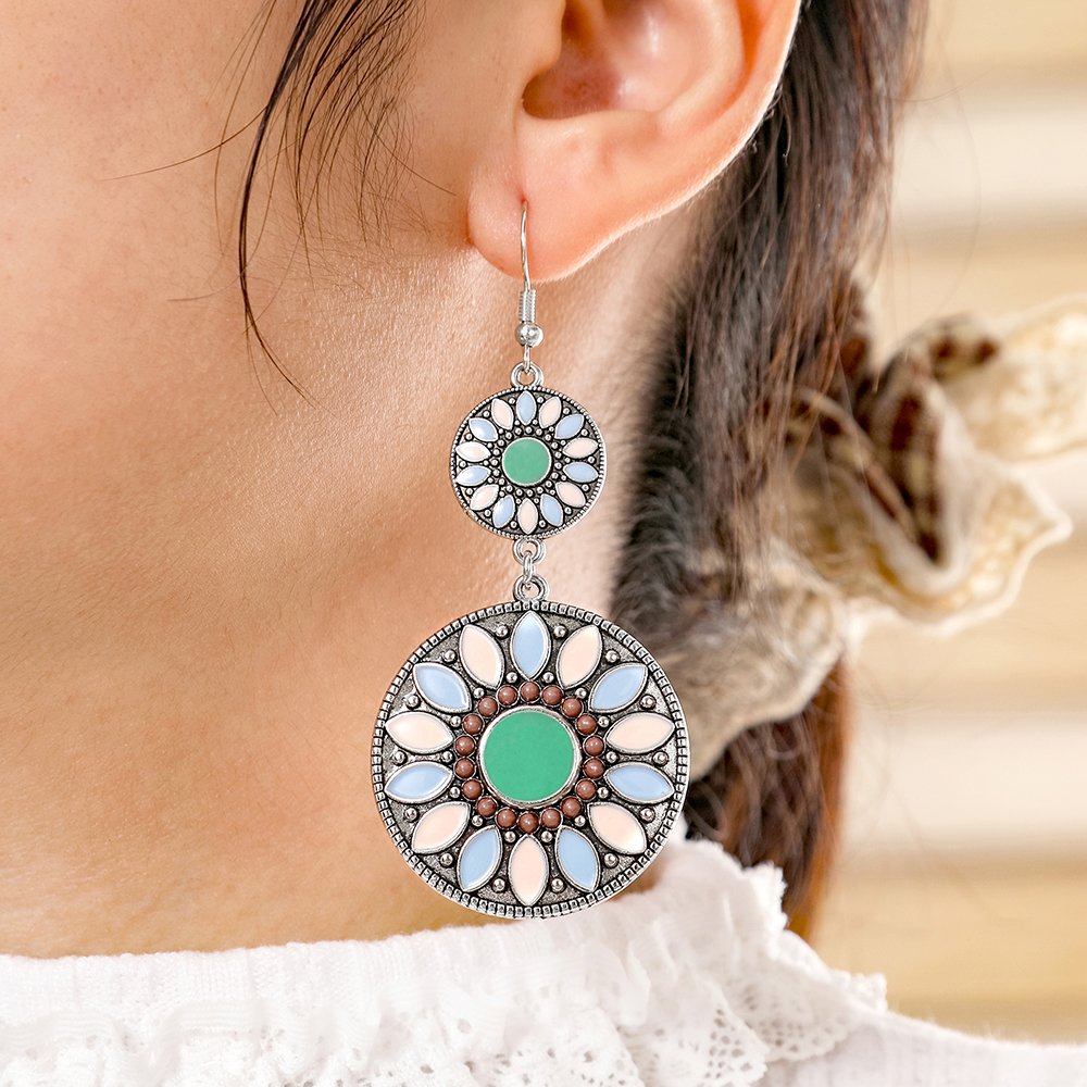 Ethnic Style Dangle Earrings F - Ethnic Chic Fashion review and price